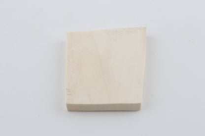 White mammoth ivory segment