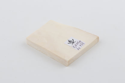 White mammoth ivory segment