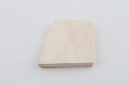 White mammoth ivory segment
