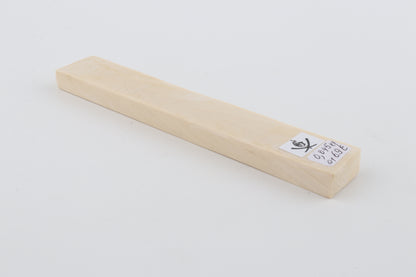 White mammoth ivory segment