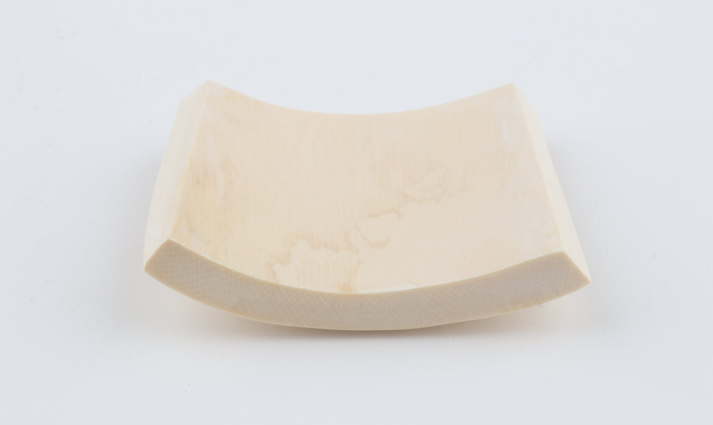 White mammoth ivory segment