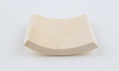 White mammoth ivory segment