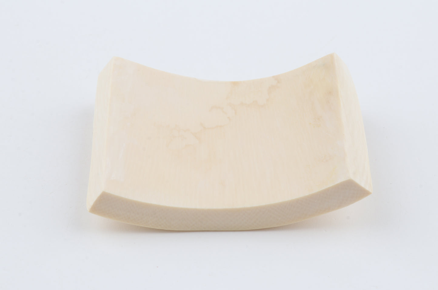White mammoth ivory segment