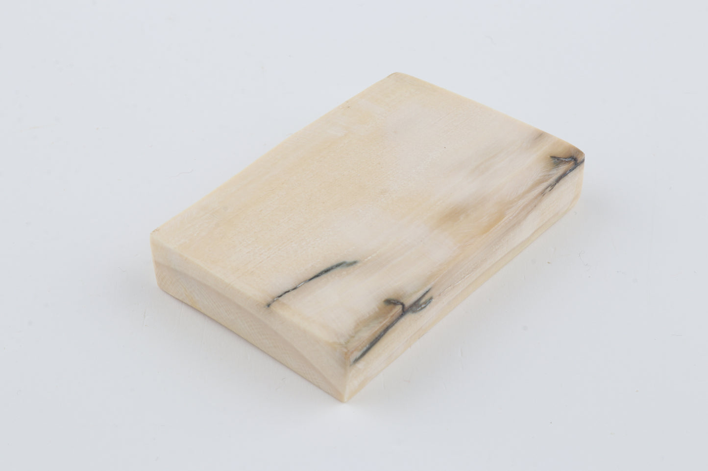 White mammoth ivory segment