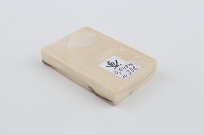 White mammoth ivory segment