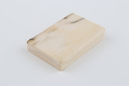 White mammoth ivory segment