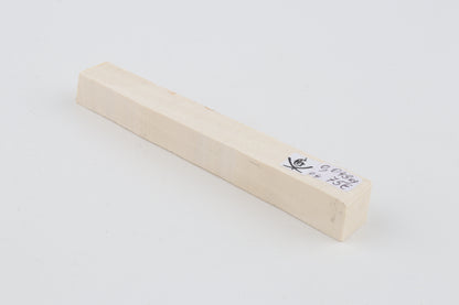 White mammoth ivory segment
