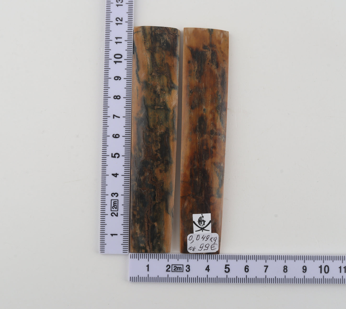 Natural mammoth bark scales