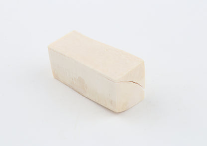 White mammoth ivory segment