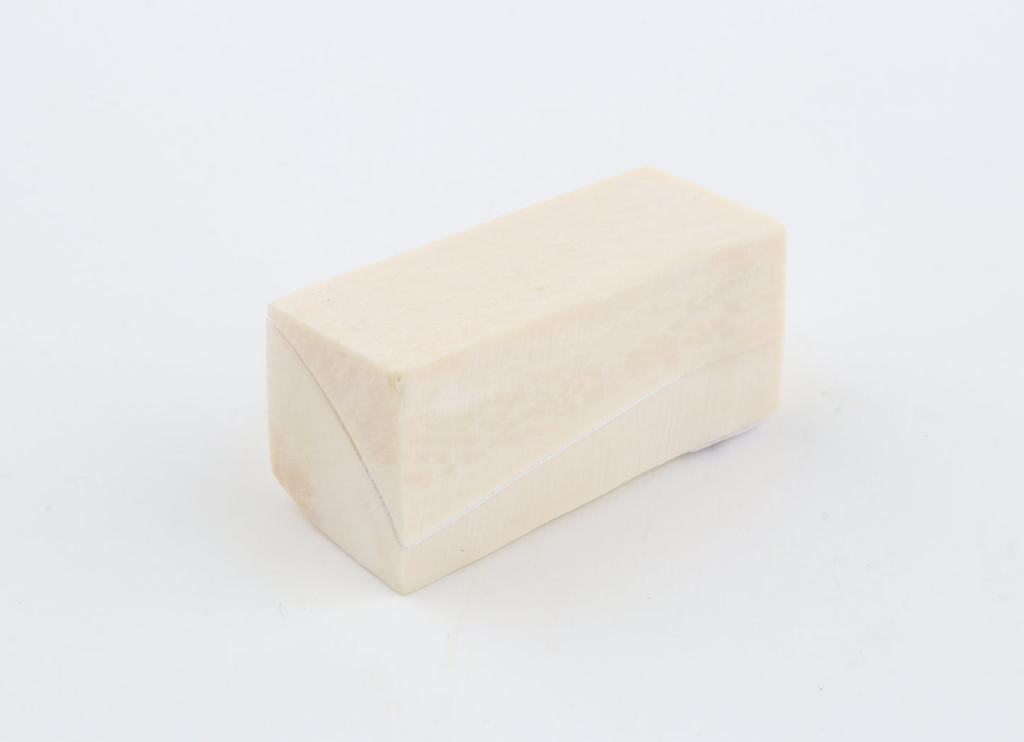 White mammoth ivory segment