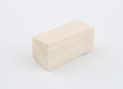 White mammoth ivory segment