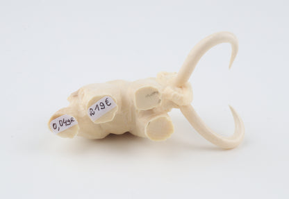 Carved woolly mammoth figurine