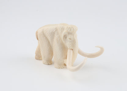 Carved woolly mammoth figurine