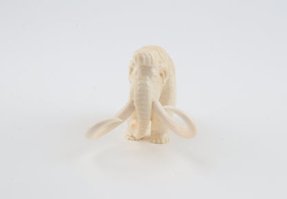 Carved woolly mammoth figurine