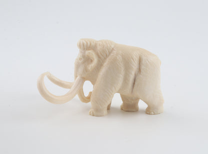 Carved woolly mammoth figurine