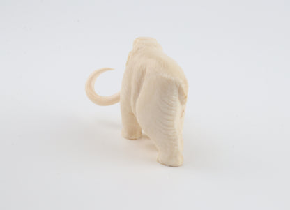 Carved woolly mammoth figurine
