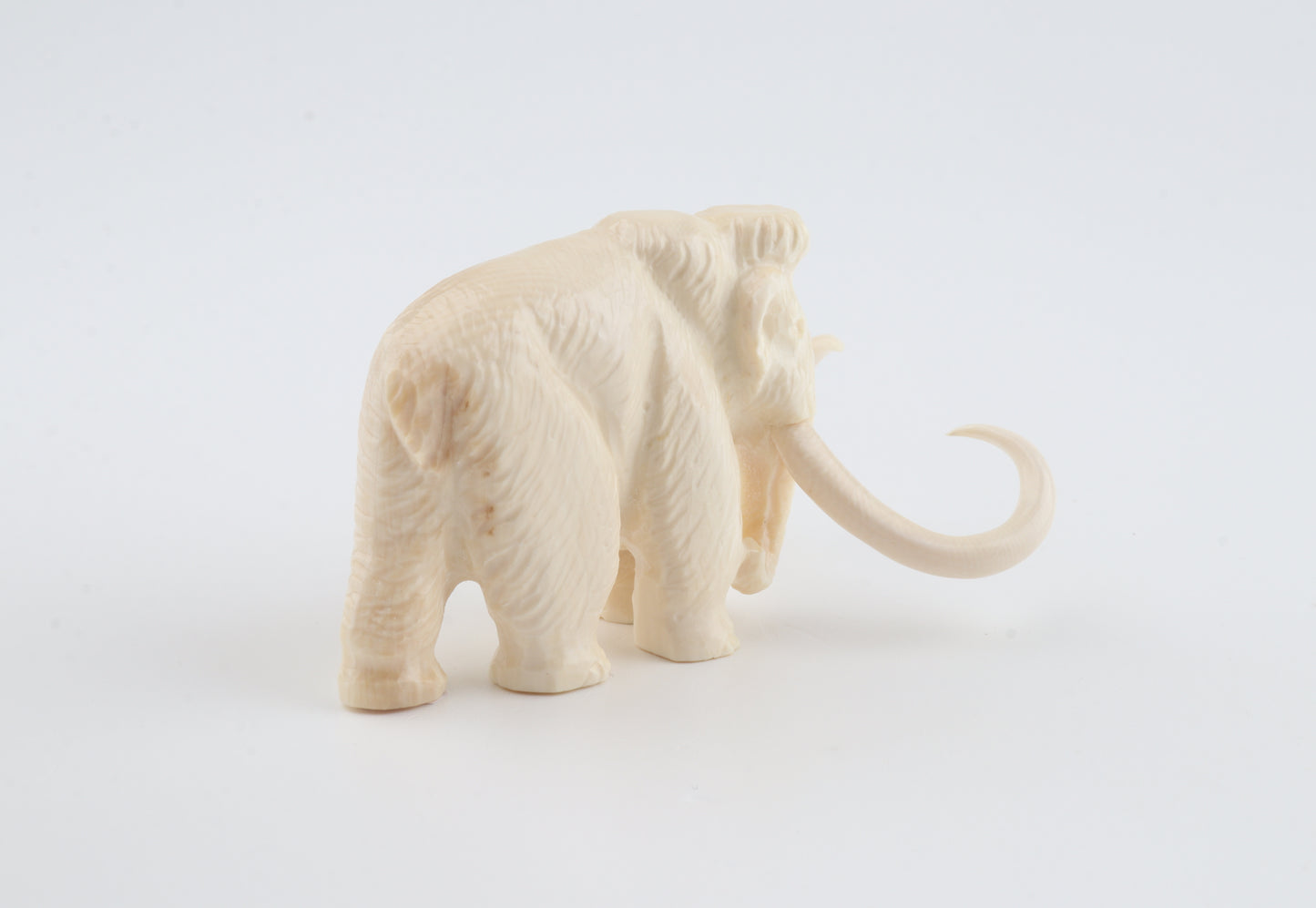 Carved woolly mammoth figurine