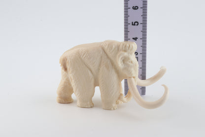 Carved woolly mammoth figurine