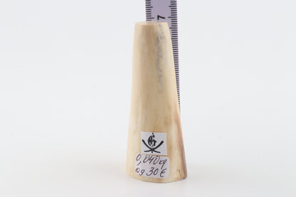 Round mammoth tusk piece