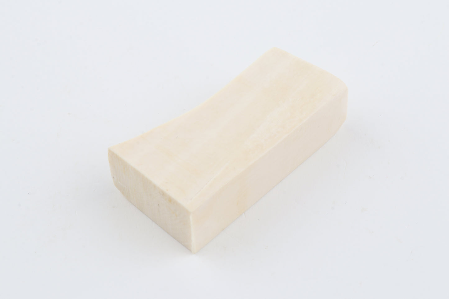 White mammoth ivory segment