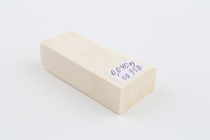 White mammoth ivory segment