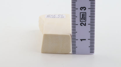 White mammoth ivory segment