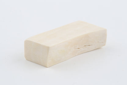 White mammoth ivory segment