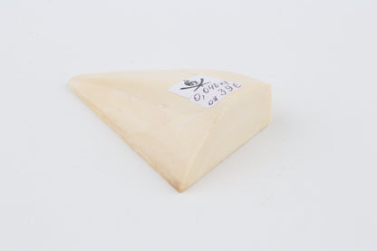 White mammoth ivory piece