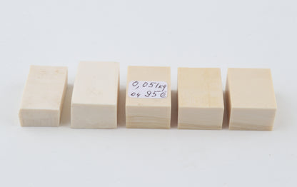 White mammoth ivory pieces