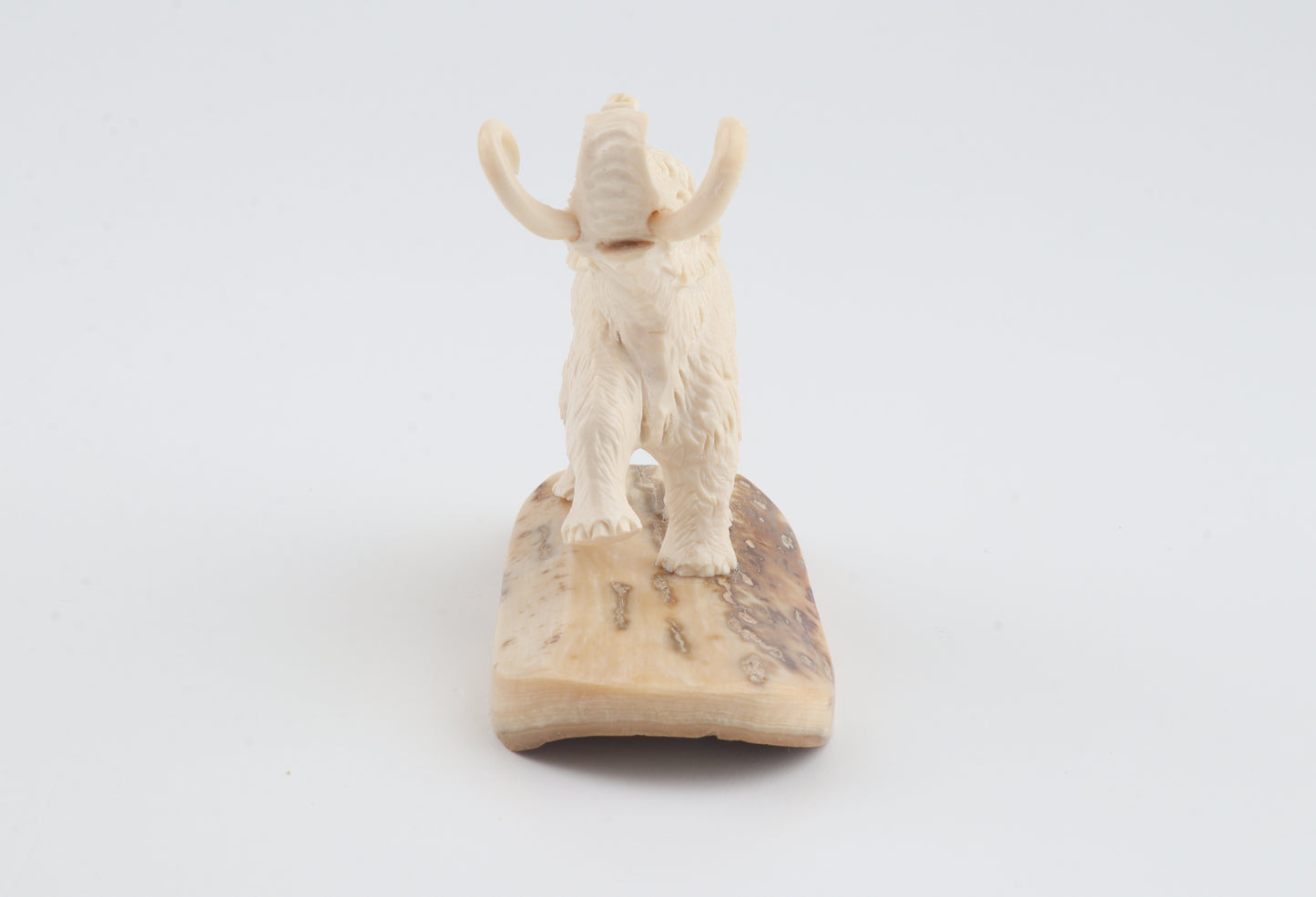Carved woolly mammoth figurine