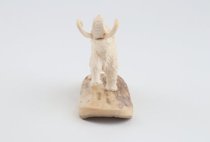 Carved woolly mammoth figurine