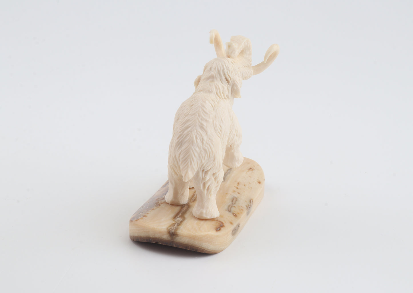 Carved woolly mammoth figurine
