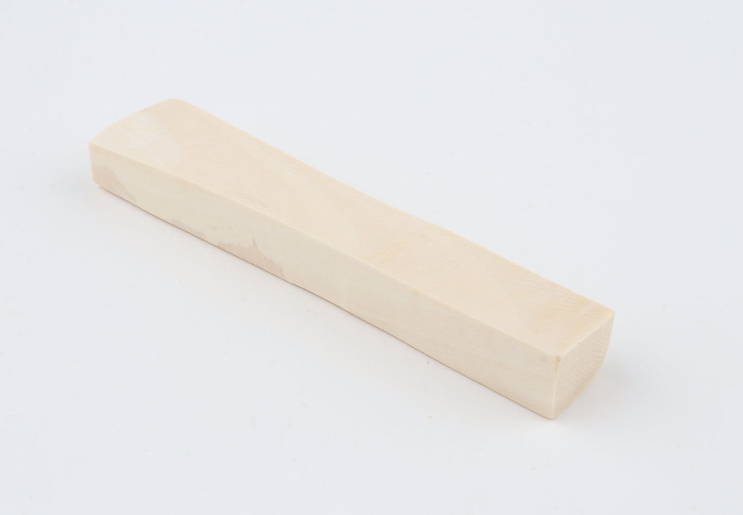 White mammoth ivory segment