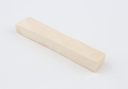 White mammoth ivory segment