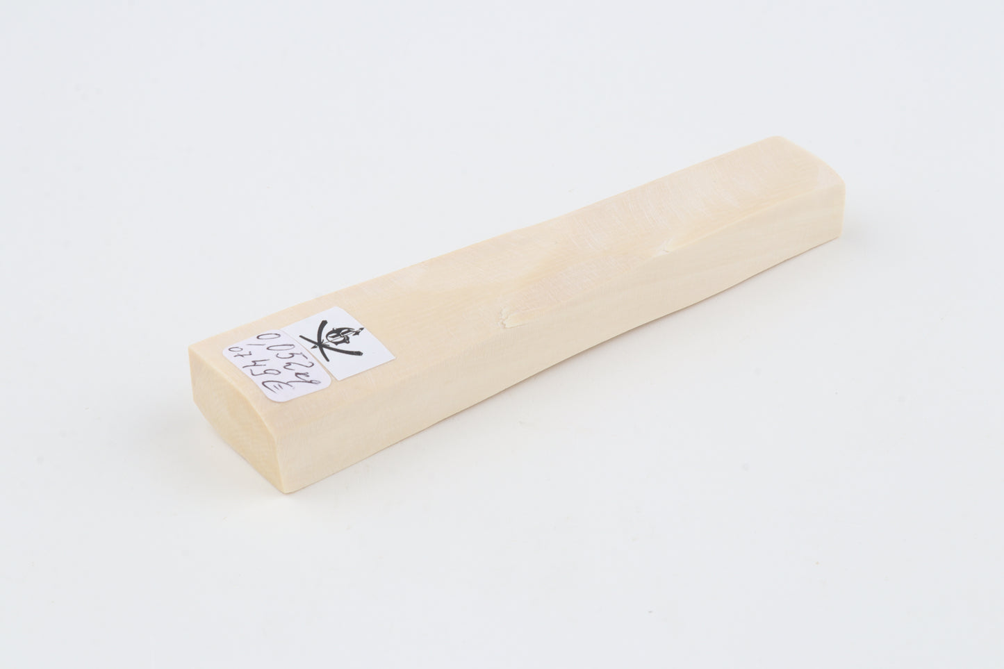 White mammoth ivory segment