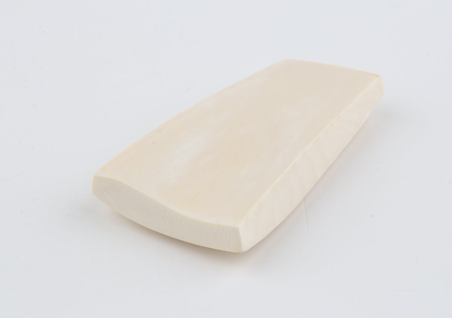 White mammoth ivory segment