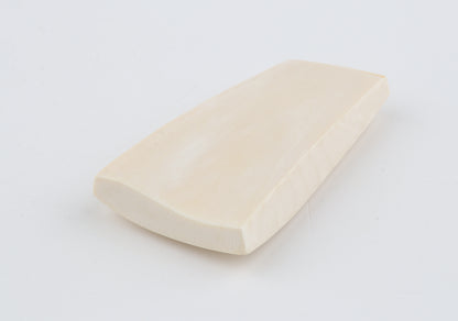 White mammoth ivory segment