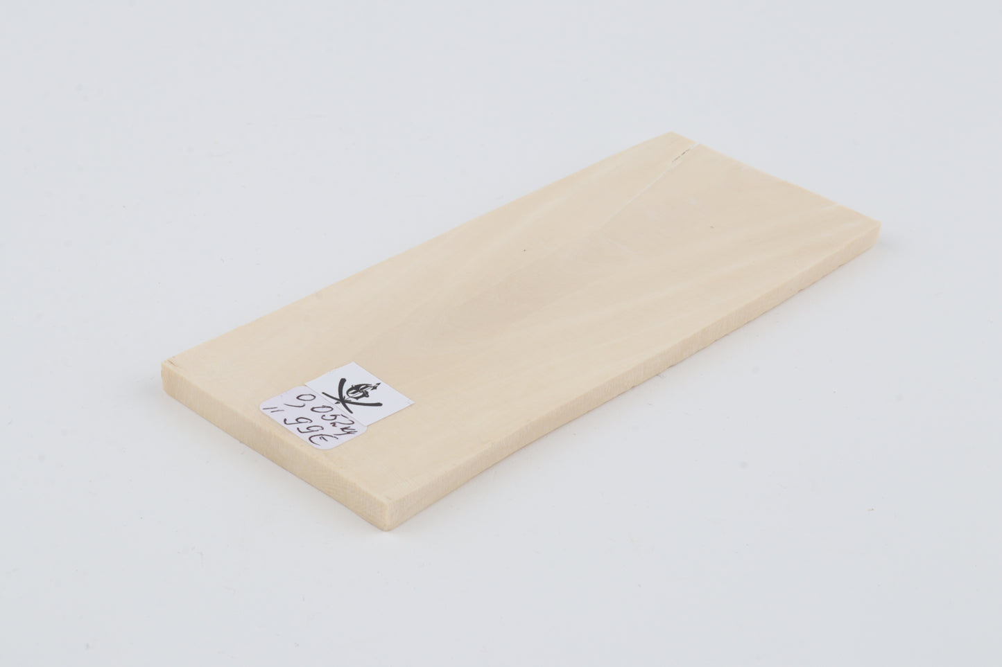 White mammoth ivory segment