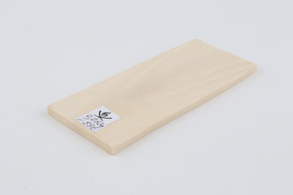 White mammoth ivory segment