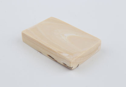 White mammoth ivory segment