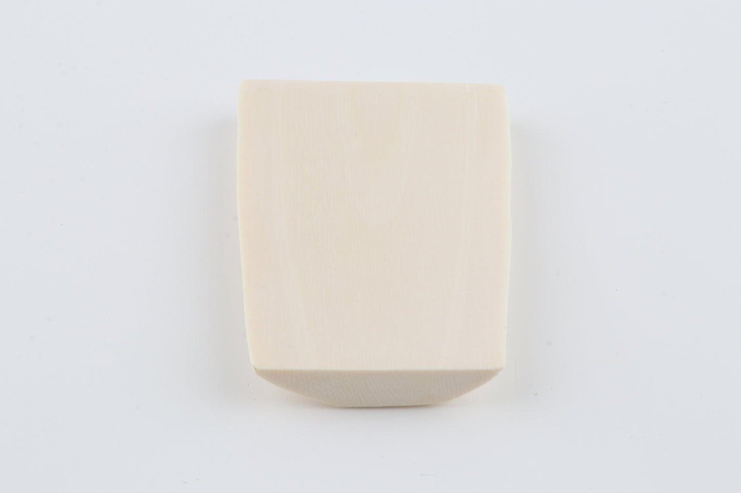 White mammoth ivory segment