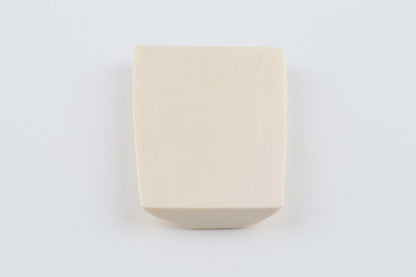 White mammoth ivory segment
