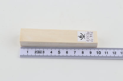 White mammoth ivory segment