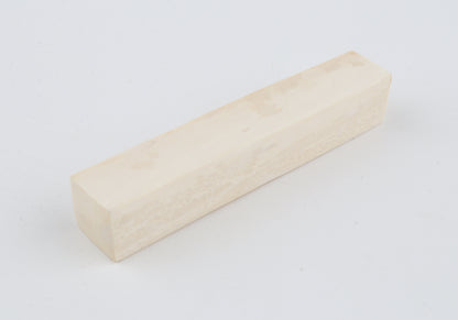 White mammoth ivory segment