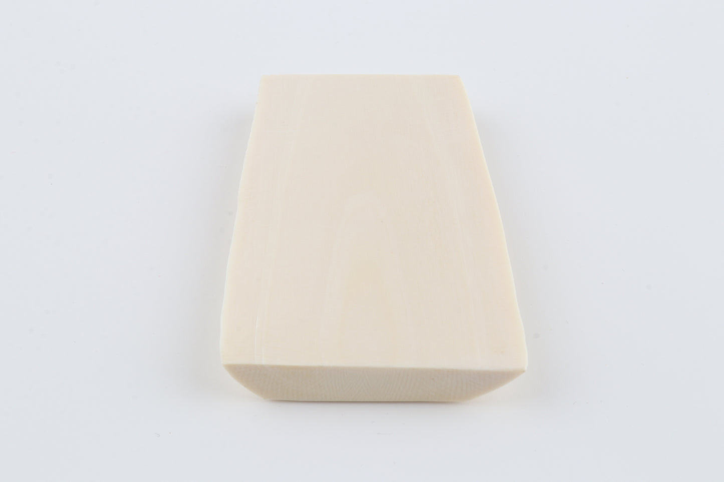 White mammoth ivory segment