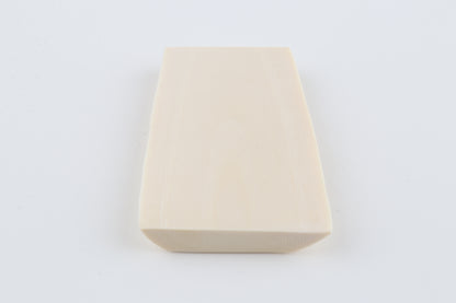 White mammoth ivory segment