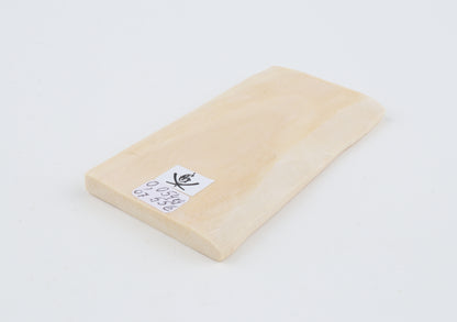 White mammoth ivory segment