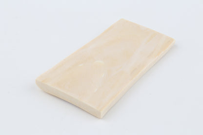 White mammoth ivory segment