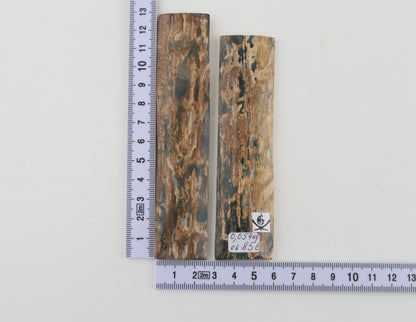 Natural mammoth bark scales