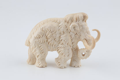 Carved woolly mammoth figurine